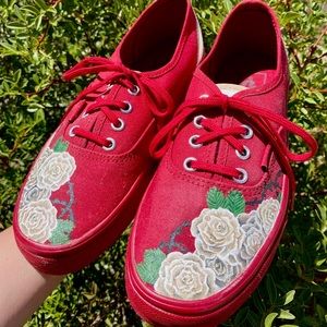 CUSTOM ROSE VANS